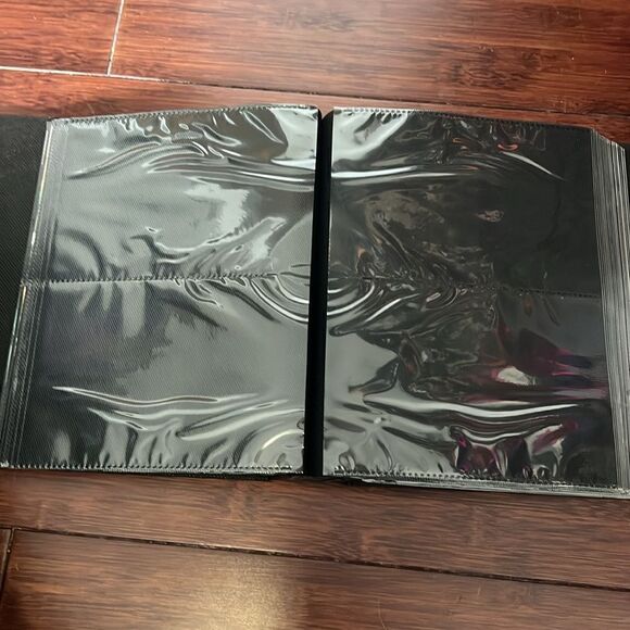 200 Picture Photo Album - NEW - Purple Striped & Flower Hardcover Photo Album - Picture 3 of 4